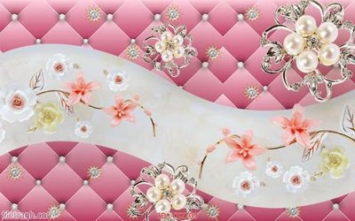 File tranh File hoa trang sức 3d TS2709 (gốc) chủ đề trẻ em