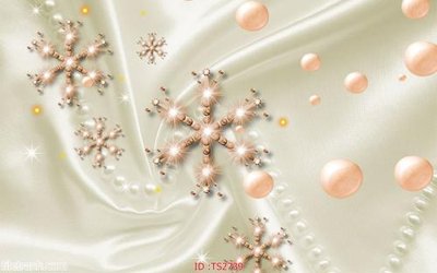 File in trần File hoa trang sức 3d TS2739 (bản gốc) phong cảnh