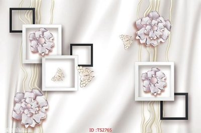 File ảnh File hoa trang sức 3d TS2765 (gốc) in standee