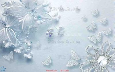 File PSD File hoa trang sức TS283 (gốc) cho designer