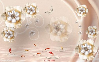 File tranh File hoa trang sức 3d TS2863 (ảnh gốc) không bị mờ