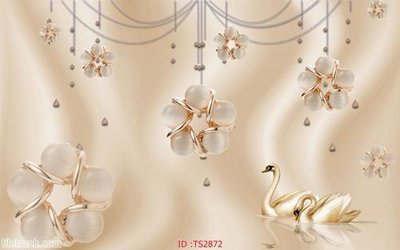Tải file File hoa trang sức 3d TS2872 (gốc) làm tranh treo tường