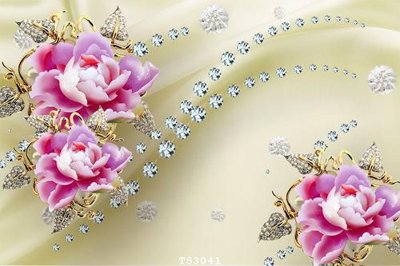 File tranh in mica File hoa trang sức 3d TS3041 (độ phân giải cao)