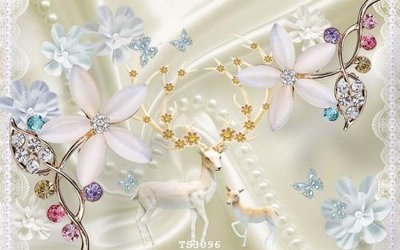 File gốc File hoa trang sức 3d TS3096 (thiết kế) cho in ấn