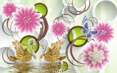 File gốc File hoa trang sức 3d TS3142 (in lụa) chi tiết cao