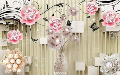 Cung cấp file tranh gốc File hoa trang sức 3d TS3216 độc quyền