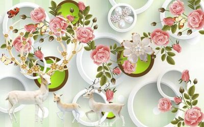 Download file gốc File hoa trang sức 3d TS3218 (in mica) trong suốt