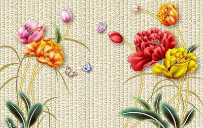 File tranh gốc File hoa trang sức 3d TS3266 (bản quyền) Filetranh.com