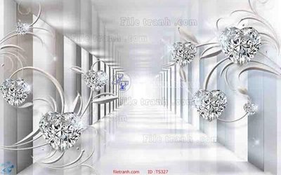 File in lụa File hoa trang sức TS327 (tân cổ điển) File hoa trang sức TS327