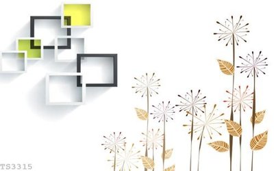 File tranh File hoa trang sức 3d TS3315 (gốc) chủ đề con người