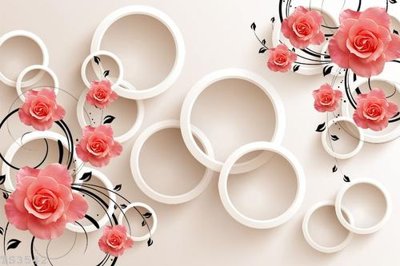 Hình ảnh file gốc in lụa File hoa trang sức 3d TS3542