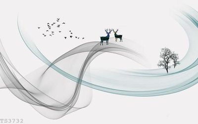 File tranh File hoa trang sức 3d TS3732 (bản gốc) trang trí văn phòng