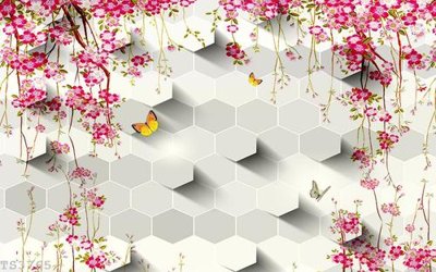 File ảnh File hoa trang sức 3d TS3765 (gốc) cho trang trí nội thất