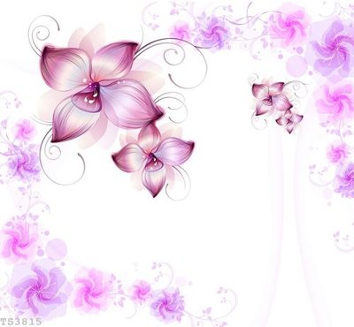 File tranh File hoa trang sức 3d TS3815 (gốc) chủ đề thiên nhiên