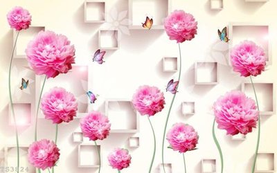 File gốc File hoa trang sức 3d TS3824 (trang trí) phòng ngủ