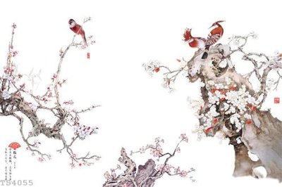 Ảnh gốc File hoa trang sức 3d TS4055 (độ nét cao) in tráng gương