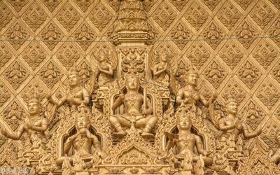 File in trần File hoa trang sức 3d TS4147 (bản gốc) mây trời