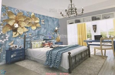 Tải file tranh gốc File hoa trang sức TS418 chất lượng cao