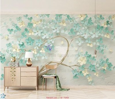 File gốc File hoa trang sức TS459 (trang trí) cho phòng khách