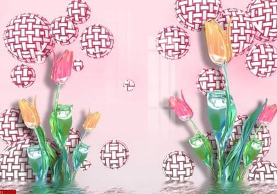 File gốc in ấn File tranh hoa trang sức in tường 3d TS5088 (sẵn sàng tải về)