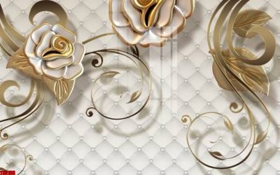 Tệp tin gốc File tranh hoa trang sức in tường 3d TS5108 (chất lượng cao) File tranh hoa trang sức in tường 3d TS5108