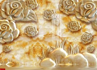 Download file gốc File tranh hoa trang sức in tường 3d TS5135 (dùng cho in ấn)