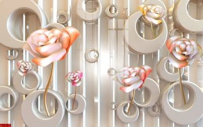 File in ấn File tranh hoa trang sức in tường 3d TS5154 (bản gốc) chất lượng cao