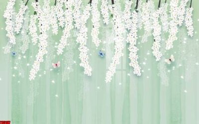 File tranh File tranh hoa trang sức in tường 3d TS5167 (ảnh gốc) không bị mờ