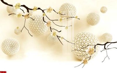 File in trần File tranh hoa trang sức in tường 3d TS5194 (bản gốc) đại dương