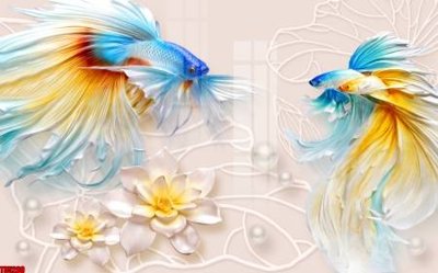 File PSD File tranh hoa trang sức in tường 3d TS5280 (gốc) cho in quảng cáo