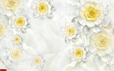 File tranh in trần File tranh hoa trang sức in tường 3d TS5284 (ảnh gốc siêu nét)