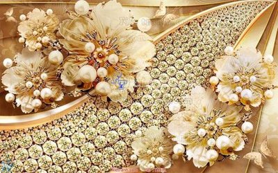 File tranh ảnh gốc File hoa trang sức TS531 dùng cho in khổ lớn