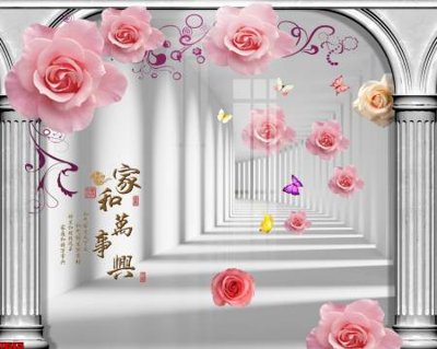 Tải file File tranh hoa trang sức in tường 3d TS5375 (ảnh gốc) file AI/EPS