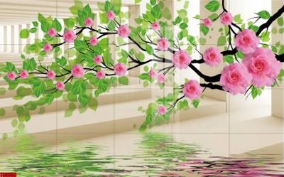 Tải file File tranh hoa trang sức in tường 3d TS5398 (ảnh gốc) độ phân giải 300dpi