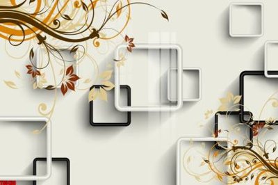 File gốc File tranh hoa trang sức in tường 3d TS5438 (in tráng gương) hiện đại