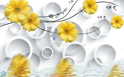 File tranh File hoa trang sức TS551 (bản gốc) trang trí văn phòng