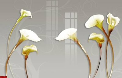 Tải file gốc File tranh hoa trang sức in tường 3d TS5545 (bản PSD) đầy đủ layer