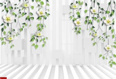 Cung cấp file tranh gốc File tranh hoa trang sức in tường 3d TS5559 độc quyền