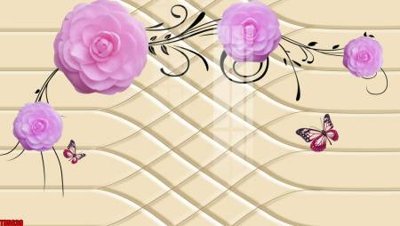 File in ấn File tranh hoa trang sức in tường 3d TS5639 (bản gốc) chất lượng cao