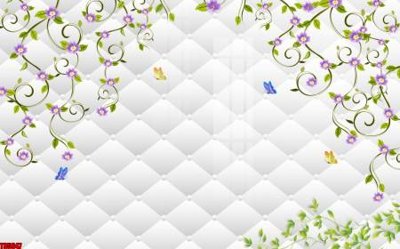 File tranh File tranh hoa trang sức in tường 3d TS5647 (gốc) in backlit film