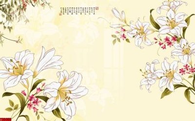 File PSD File tranh hoa trang sức in tường 3d TS5655 (nguyên bản) cho thiết kế