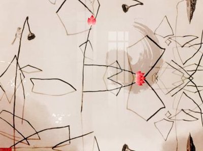 File tranh File tranh hoa trang sức in tường 3d TS5683 (ảnh gốc) in trần nhà