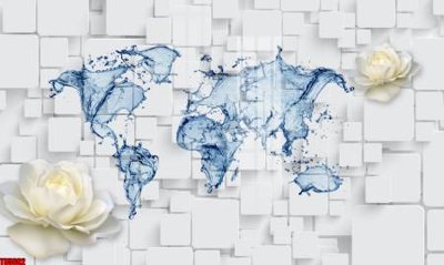 Download file gốc File tranh hoa trang sức in tường 3d TS5692 (độ nét cao)