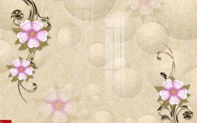 Tải file File tranh hoa trang sức in tường 3d TS5699 (gốc) in nhanh