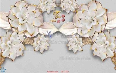 File tranh File hoa trang sức TS57 (gốc) chủ đề con người