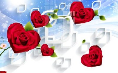 Chi tiết file gốc File tranh hoa trang sức in tường 3d TS5704 (cho in tráng gương)