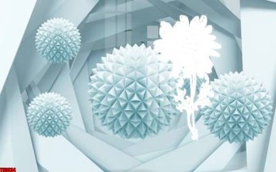 File in trần File tranh hoa trang sức in tường 3d TS5834 (file gốc) chủ đề vũ trụ