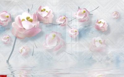 File tranh File tranh hoa trang sức in tường 3d TS5947 (ảnh gốc) cho in ấn kỹ thuật số