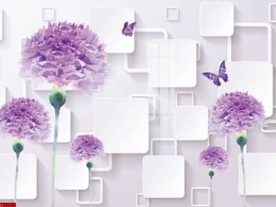 File gốc File tranh hoa trang sức in tường 3d TS5955 (chủ đề hiện đại) trang trí