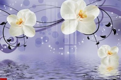 File gốc File tranh hoa trang sức in tường 3d TS6025 (in lụa) chi tiết cao